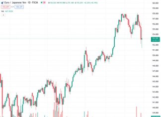 On Friday, there were significant price fluctuations for the EURJPY currency pair at a rate of 153.352 following the important decision made by the Bank of Japan (BoJ).