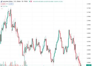 The AUDUSD currency pair, currently priced at 0.64729, has experienced a recovery after reaching a new low for the year on Wednesday, mainly due to a slight decline in the value of the US dollar.