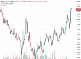 Commerzbank predicts that the Czech koruna will recover the value it has previously lost in the upcoming months, with the EURCZK exchange rate currently standing at 24.2525.