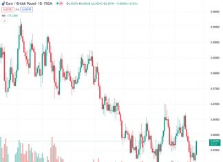 The EURGBP currency pair has reached a new high in the past six days around the level of 0.8580. This level coincides with the 50-day Simple Moving Average (SMA).