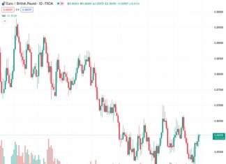 On Wednesday, the currency pair EURGBP, with a value of 0.86029, fluctuates within a narrow trading range close to 0.8604.