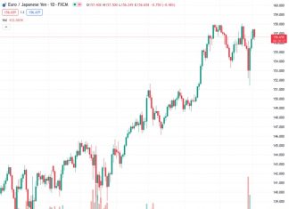 According to Rabobank, the EURJPY currency pair, currently trading at 156.615, is expected to reach 149 within the next three months.