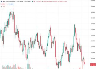 The NZDUSD currency pair has dropped by 0.24% to a rate of 0.60525, due to concerns about a slowdown in China’s economy. As a result, the currency pair is currently being traded with caution at 0.6050, as investors await the release of US inflation data.