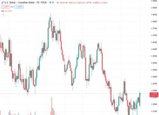The USDCAD currency pair, currently at a rate of 1.32783, is seeing a decrease in momentum but still has strong backing above the level of 1.3260.