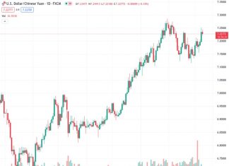 The USDCNH currency pair has experienced its first daily decline in four days following the release of China’s inflation data for July. Analysts predict that there will be potential for the currency pair to increase in value in the future.