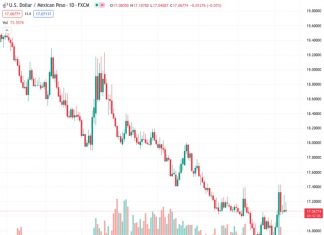 According to INEGI’s report, the Mexican peso exchange rate against the US dollar is currently at 17.0685. Mexico’s inflation is showing improvement, with the Consumer Price Index (CPI) decreasing consistently.