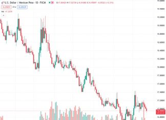 Societe Generale believes that in order to confirm a sustained recovery, it is crucial for the US dollar to surpass the 17.42 peso level, as the current exchange rate stands at 16.9502 US dollars to the Mexican peso.