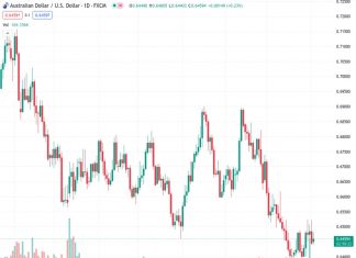 The AUDUSD pair, currently trading at 0.64595, rebounds to levels around the 0.6460 range, showcasing a 0.26% increase. This rise is attributed to investors’ expectations for the upcoming monetary policy decision by the Reserve Bank of Australia.