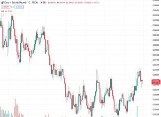 The EURGBP currency pair, trading at a rate of 0.86541, encounters a new level of selling on Friday and hovers slightly above the lowest point reached during the week.
