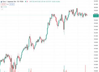 Losses for the EURJPY currency pair at a rate of 157.574 were minimal due to the overall weakness of the Japanese Yen.