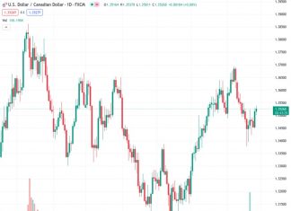 ANZ predicts that the USDCAD currency pair, currently at 1.35301, is likely to decrease to 1.34 by the end of the year.