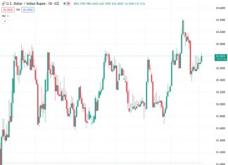 The USD to INR currency pair remains steady at a rate of 82.8430 as the market is boosted by China’s stimulus, leading to a positive sentiment.