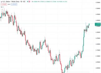 The Polish currency (PLN) is being weakened by the surprise rate cut from the National Bank of Poland (NBP) as the country prepares for a crucial parliamentary election. At the moment, the exchange rate for USD to PLN stands at 4.37249.