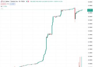 Commerzbank maintains its “Symbolic forecast” for the USDTRY pair, predicting it to reach 30.00 by the end of the year.