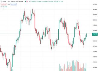 Silver prices rose on Friday and reached their highest level in almost three weeks.