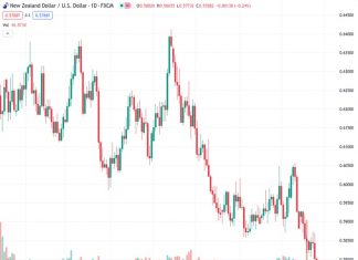 #NZDUSD @ 0.57873 weakens as investors ease expectations for a rate hike by the RBNZ.