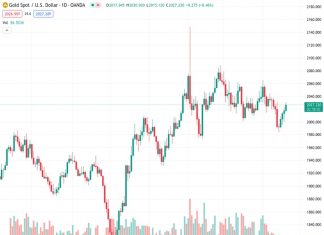 Gold reaches $2,028.44, climbing for the fourth day on China’s rate moves and US inflation figures.