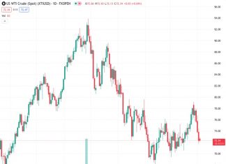 WTI oil price trims intraday gains despite escalated geopolitical tension in the Middle East. (Pivot Orderbook analysis)