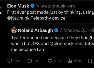 **Elon Musk says world’s first Neuralink patient has made a post on X just by thinking.**