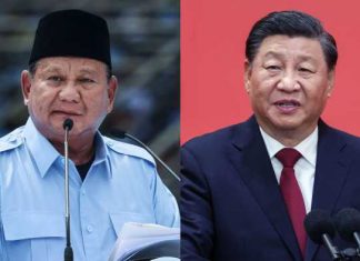 Indonesian Prabowo meets Xi Jinping in China