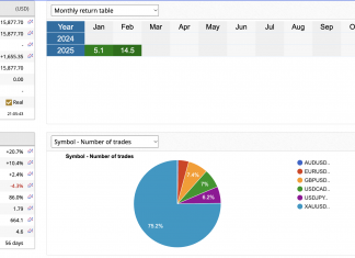 LATENCY ARBITRAGE EA Market Neutral strategy: FEB RETURNS = +14%