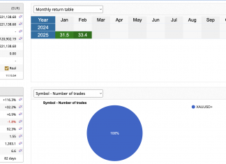GOLDSCALPER EA February +33%. Incredibly powerful system, High accuracy and non-grid non-martingale, unparalleled profitability