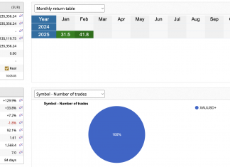 GOLDSCALPER EA absolutely smashing RETURNS February +41%. Scalping, High PF, non-grid non-martingale, unparalleled profitability