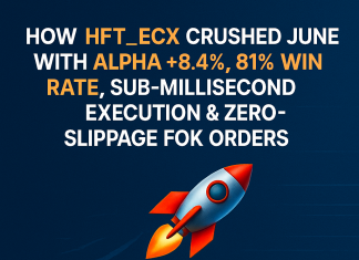 How HFT_ECX Crushed June with Alpha +8.4% , 81% Win Rate, Sub-Millisecond Execution & Zero-Slippage FOK Orders