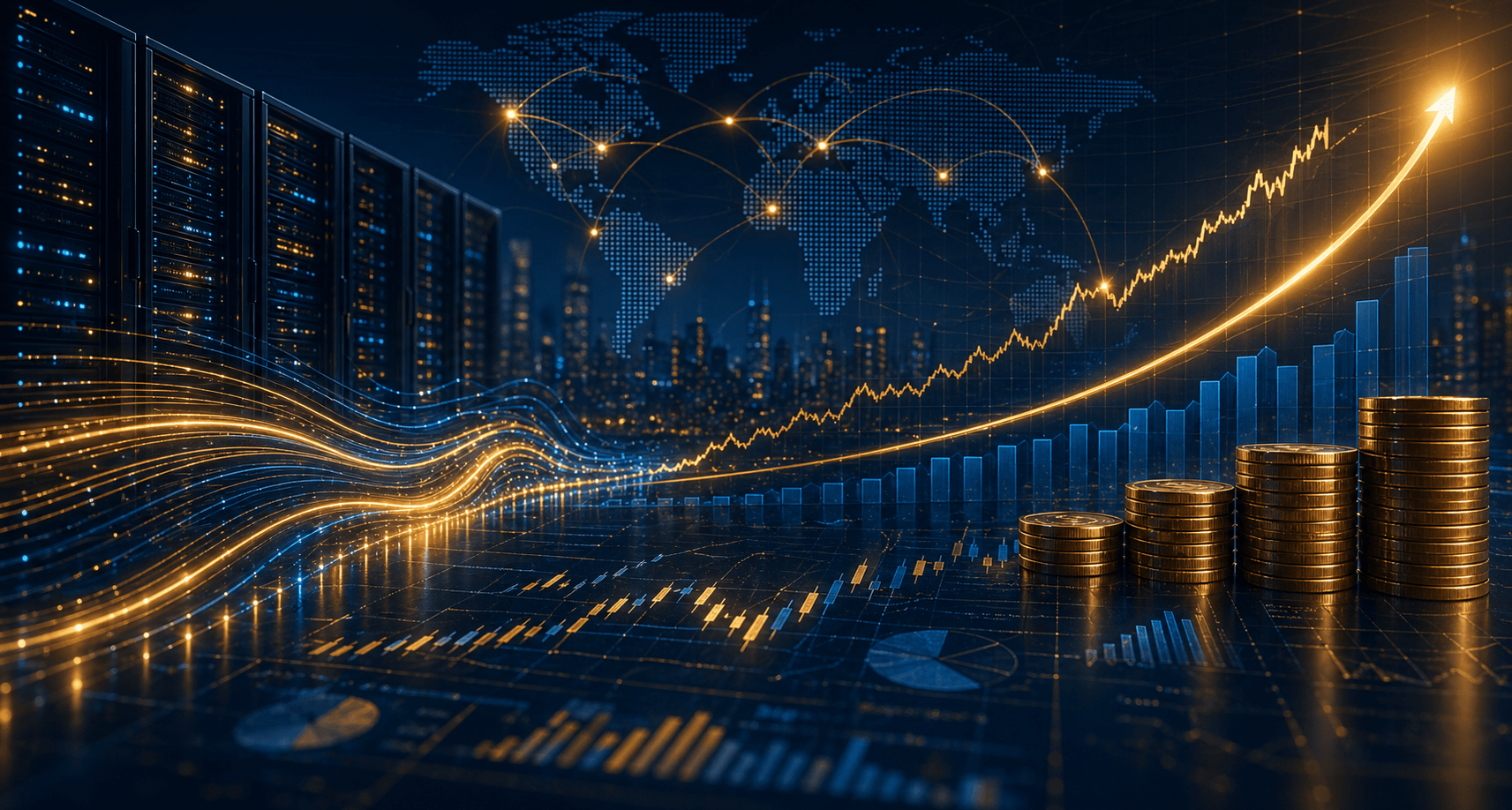 Arbitrage execution and low-latency infrastructure concept for NedeX investor report
